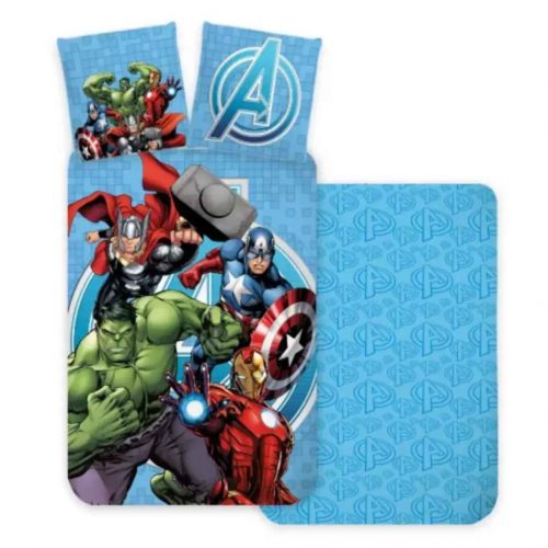 BRM016965 Bosszúállók, Marvel Avengers ovis ágyneműhuzat, 100x135 cm, 40x60 cm